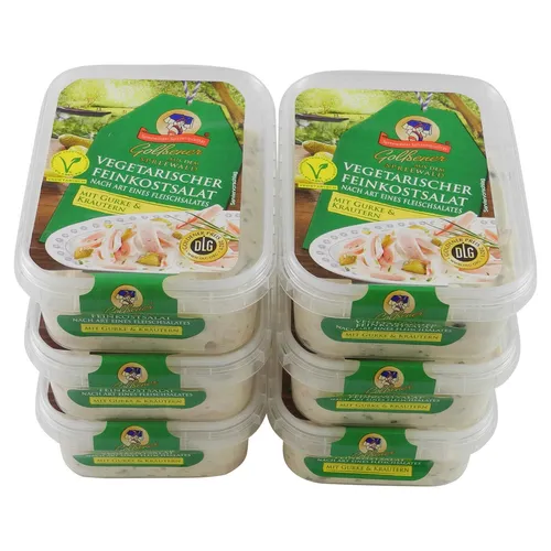  Vegetarischer Feinkostalat mit Gurke und Kräutern 6er Set (6 Packun 16,66€/1kg