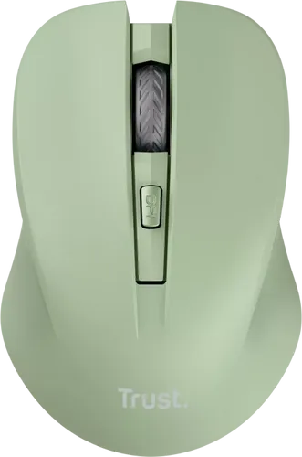 Maus Trust MYDO Silent Wireless, USB, Grün