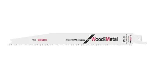 Bosch Accessories 2608654405 Säbelsägeblatt S 3456 XF, Progressor for Wood and Metal, 2er-Pack Sägeblatt-Länge 200 mm 2 St.