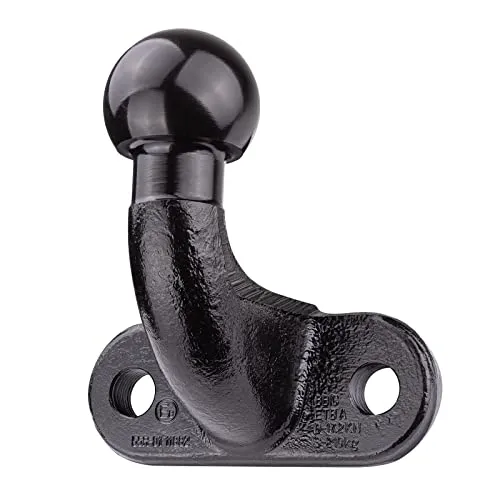 DEMA Anhänger Kugelkopf DAK3500 50 mm Anhängerkupplung, Kugelkopfkupplung, Kupplungskugel, schwarz, ideal für PKW, Transport, Anhänger, Caravan
