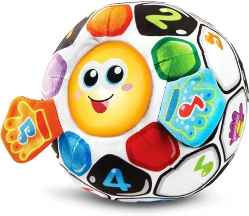 VTech My 1st Football Friend, Fußball Spielzeug für sensorisches Spielen, Interaktives Spielzeug, Lernspielzeug mit Lernspielen, geeignetes Geschenk für Jungen und Mädchen im Alter von 1 2 3 Jahren
