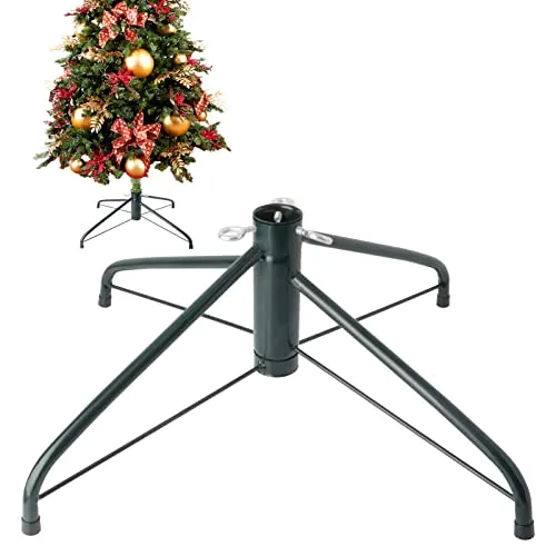 EZYDECOR Weihnachtsbaumständer für künstliche Bäume Metall Weihnachtsbaumständer Ersatz (52cm/20,5