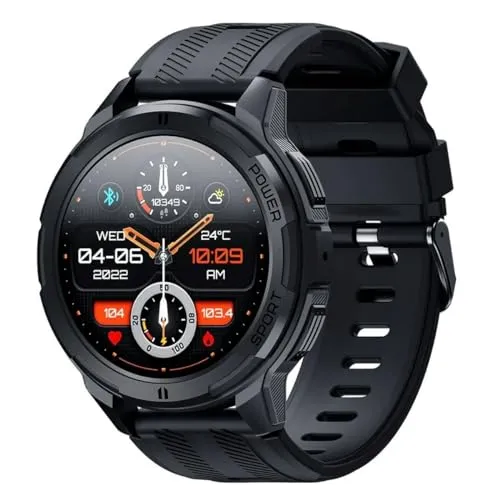 OUKITEL Smartwatch BT10-BK/OL Schwarz