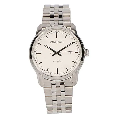 Calvin Klein Herren Analog Automatik Uhr mit Edelstahl Armband K5S3414X