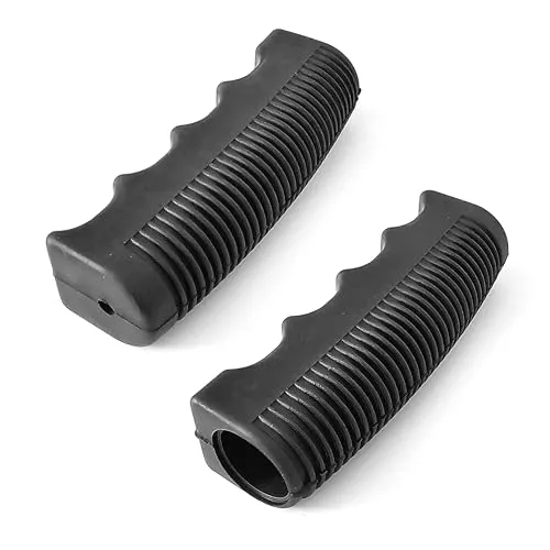 cyclingcolors Fahrradgriffe lenkergriffe ergonomische handgriffe Fahrrad Vintage Griffe Gummi Grip griffgummi (Black)
