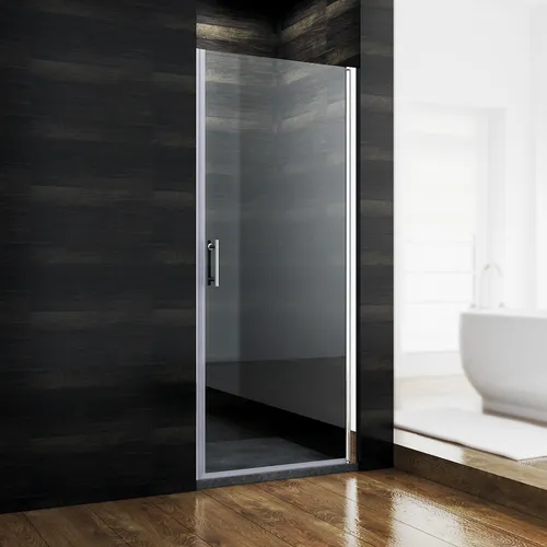 Nischentür Dusche 80cm Duschwand NANO Glas Duschtür Pendeltür Duschabtrennung