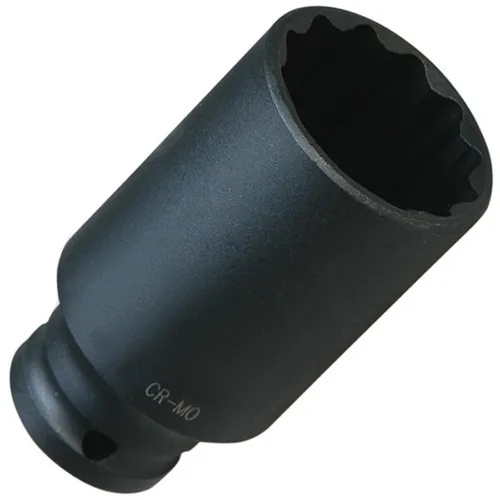 IMPACT Steckschlüssel Einsatz Stecknuss Nuss VIELZAHN 36 mm 12 kant 1/2 CR-MO