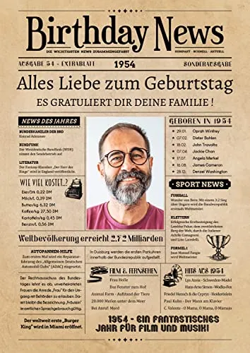 Produktbild PRINTALA Geburtstagszeitung