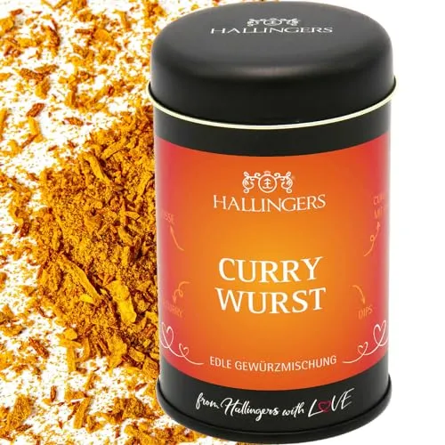 Hallingers Genuss Manufaktur Gewürz-Mischung für Currysoße, Gemüsecurry, Dips & Pommes