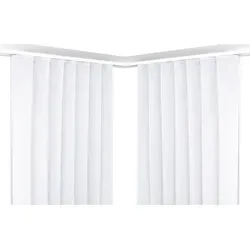 Beautex Verdunkelungsvorhang 2er Set Verdunkelungsgardine mit U-Band, Blackout Vorhang abdunkelnd (2 St), Kräuselband, verdunkelnd weiß 140 cm x 245 cm