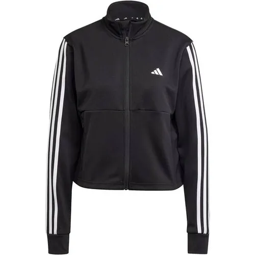 ADIDAS Damen Jacke AEROREADY Train Essentials 3-Streifen - Trainingsjacke aus 100% recycelten Materialien, feuchtigkeitsabsorbierend mit AEROREADY Technologie für ein trockenes Tragegefühl, ideal für Warm-up und Cool-down.