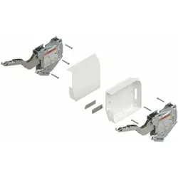 BLUM AVENTOS HK-S Hochklappe Kraftspeicher-Set in weiß von Blum