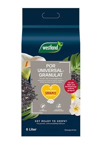 Westland POR Universal-Granulat, 6 l, enthält Seramis Granulat, für ideales Wasser- und Sauerstoffmanagement