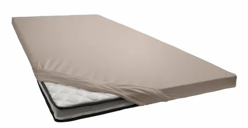 ESTELLA Topper-Spannbetttuch Kiesel in grau von ESTELLA