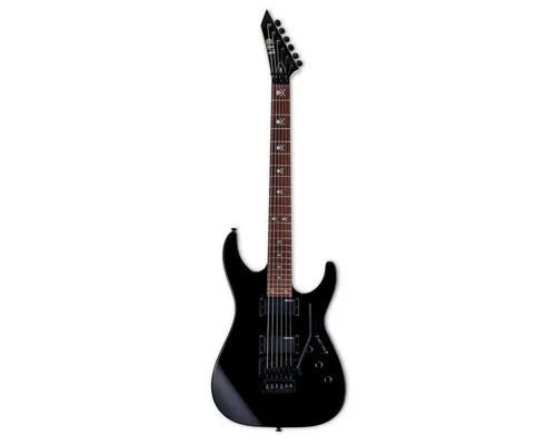 ESP LTD KH-202 BLK Kirk Hammett Signature E-Gitarre B-Stock - B-Stock E-Gitarre mit Linde Korpus und Floyd Rose Tremolo, ideal für Rock- und Metal-Spieler, inklusive voller Garantie.