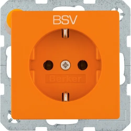 Steckdosen Orange von Berker