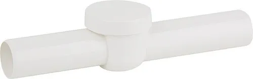 Wandrohr weiß ABS 40x270mm mit Rückflussverhinderer