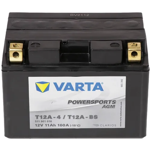 Varta YTX12A-BS Motorradbatterie 12V 11Ah