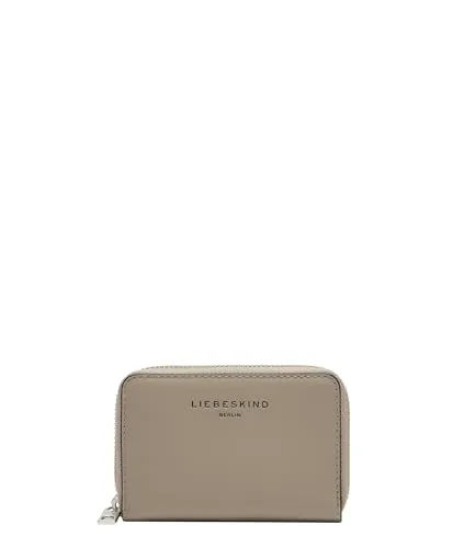 LIEBESKIND Berlin Eliza WALLET S Tokyo Sheep in neutral grey - Eleganter Geldbeutel aus hochwertigem Schafsleder, kompakt und stilvoll für den Alltag, ideal für die Aufbewahrung von Karten und Bargeld.