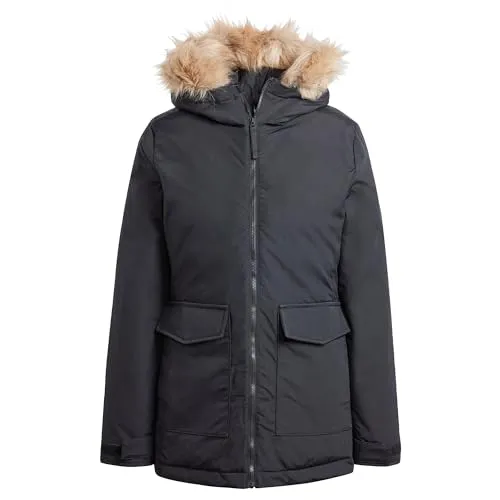 adidas Women's Paveric Fur Parka Black S von adidas