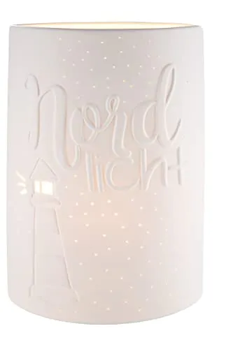 GILDE Deko Lampe Tischlampe - Nordlicht - Maritime - Tischlampe 