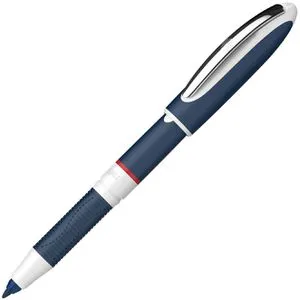 Schneider Tintenroller One Change 183702, Gehäuse blau/weiß, 0,6mm, Schreibfarbe rot