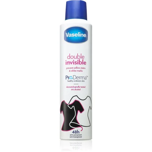 Vaseline Double Invisible Antiperspirant Antitranspirant-Spray gegen weiße Hautflecken 250 ml