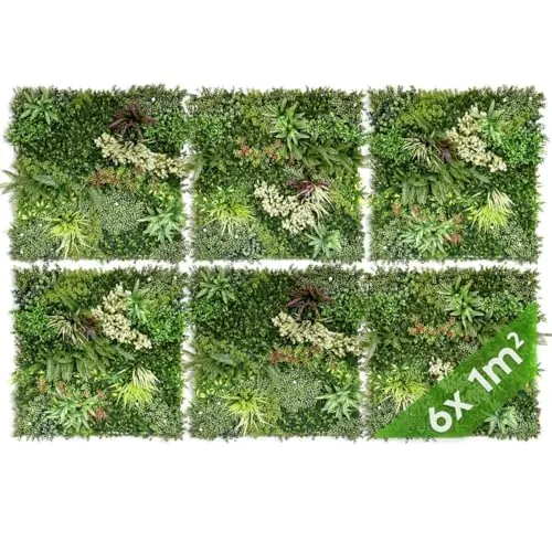 Künstliche Pflanzenwand Sommerwiese 100 cm von JELLE & JACOB - Verleihen Sie Ihrem Zuhause mit der künstlichen Pflanzenwand Sommerwiese von JELLE & JACOB eine harmonische Atmosphäre. Pflegeleicht, langlebig und ideal für Innen- und Außenbereiche – für eine stilvolle Wohlfühl-Oase.