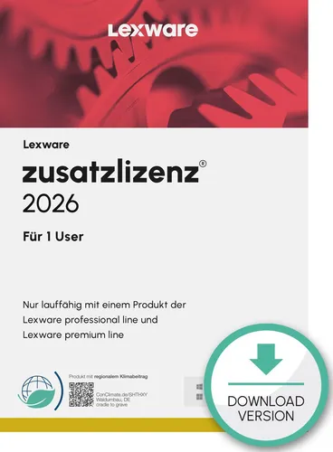 Lexware zusatzlizenz 1 user - Download (ESD)