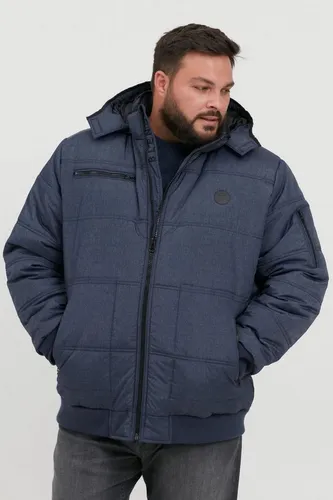 Blend Winterjacke BLEND BHBBoris blau 4XL (62) - Funktionsjacke in Dress Blues mit hochschließendem Kragen und verstellbarer Kapuze, ideal für kalte Tage und aktive Freizeit.