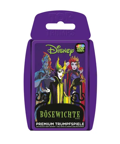 Top Trumps Disney Bösewichte - Gesellschaftsspiel für die ganze Familie, ideal für Disney-Fans ab 6 Jahren