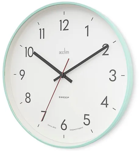 Christoffel Acctim Wanduhr mit schleichender Sekunde - Elegante Quartz-Wanduhr Acctim mit schleichender Sekunde. Ideal für stilvolle Raumgestaltung und präzise Zeitmessung.