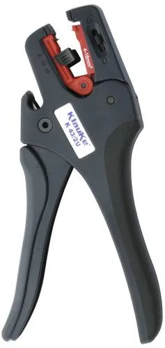KLAUKE ABISOLIERZANGE 4-16 MM U-FORM - Steckdosen- & Schalterteile, ergonomisches Werkzeug für präzises Abisolieren von Kabeln mit automatischem Öffnen der Klemmbacken für mehr Sicherheit und Effizienz.