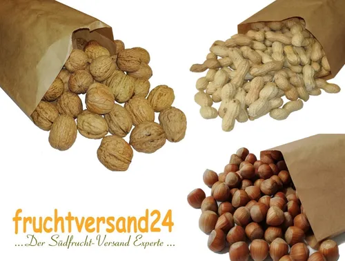 Nuss-Mix 3,25kg (Mix aus Hasel-, Wal- und Erdnüssen)
