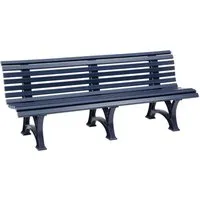 PROREGAL Gartenbank Jamaika | 4-Sitzer | Blau in blau von Proregal