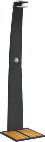 vidaXL Gartendusche, Outdoor Dusche mit Lattenboden