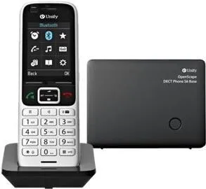 Unify OpenScape DECT Phone S6 - Schnurloses Telefon mit Anrufbeantworter - Festnetztelefon mit bis zu 6 Mobilteilen, 6,1 cm TFT-Farbdisplay und bis zu 300m Reichweite. Ideal für flexible Nutzung im Büro oder Zuhause.