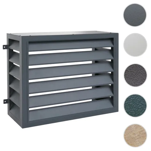 Mendler Verkleidung für Klimaanlage/Wärmetauscher HWC-O43, Metall 73x97x38cm