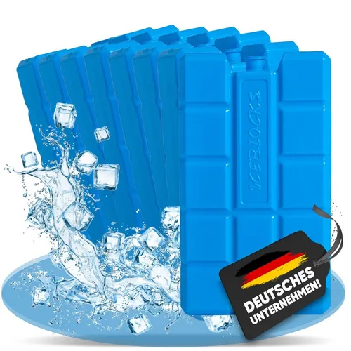 Nemt 400 ml Kühlakku Kühlelemente für die Kühltasche oder Kühlbox bis 20h 8 x