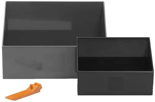 LEGO Schaufel-Set BRICK SCOOPER SET, 2-teilig,schwarz & grau