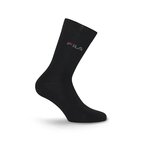 FILA Unisex Normal Socken, Schwarz, 43-46 EU