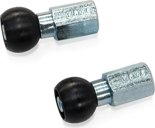 Burley Achsmutter COHO Balz - Fahrradanhänger, offizieller Burley Ballz Adapter für einfache Installation an mit Muttern befestigten Achsen, ideal für Coho XC Cargo-Anhänger.