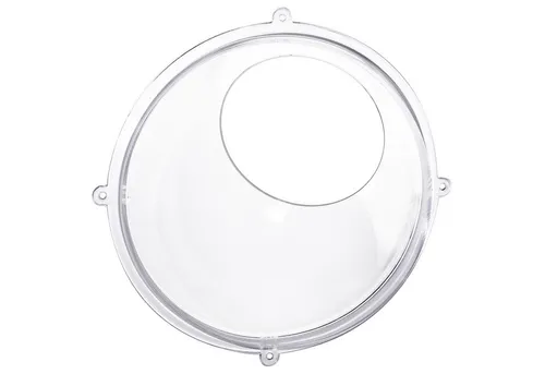 HMF Deko-Wandregal DIY-Acrylhalbkugel - Regal für Kinderzimmer, transparente Acrylhalbkugel mit großzügiger Öffnung für einfaches Befüllen und Entnehmen von Spielzeug oder Bausteinen.