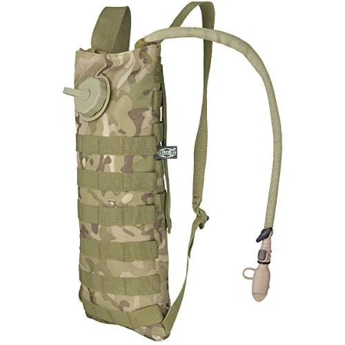 Max Fuchs Unisex Molle Trinkrucksack Operation Camo, L - Trinkblasen-Rucksack mit gepolstertem Rücken und verstellbaren Gurten, perfekt für Outdoor-Abenteuer und lange Einsätze.