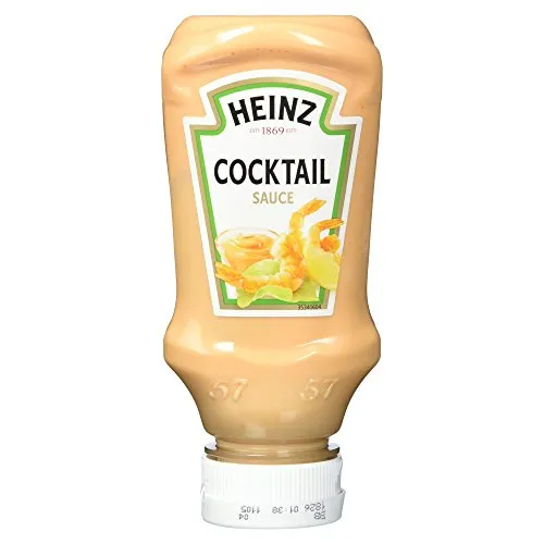 HEINZ Cocktailsauce 220 ml - Cremig & Fruchtig - Sonstige Speisen mit einzigartigem Geschmack, ideal als Dip für Meeresfrüchte und Grillgerichte. Hochwertige Zutaten und frei von künstlichen Aromen.