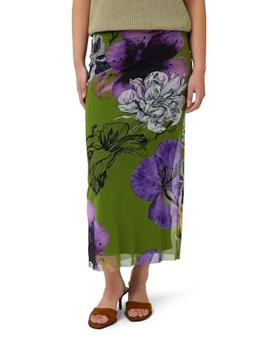 DESIGUAL GONNA LUNGA DONNA VERDE in grün von Desigual