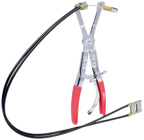 KS Tools 115.1065 Schlauchschellenzange mit Doppelbowdenzug, 600mm - Zangen-Set mit Doppelbowdenzug für präzises Arbeiten an Schlauchschellen, ideal für Mechaniker und DIY-Enthusiasten.