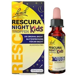 Bachblüten Original Rescura Night Kids Tropfen alkoholfrei in schwarz von Nelsons GmbH
