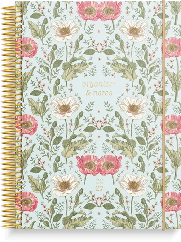 Organizer & Notes A5 26/27 Blumen | Buch | Deutsch | Schuljahresplaner 2026/2027