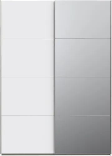 Schiebetürenschrank >SCHACH&MATT 2< in weiss